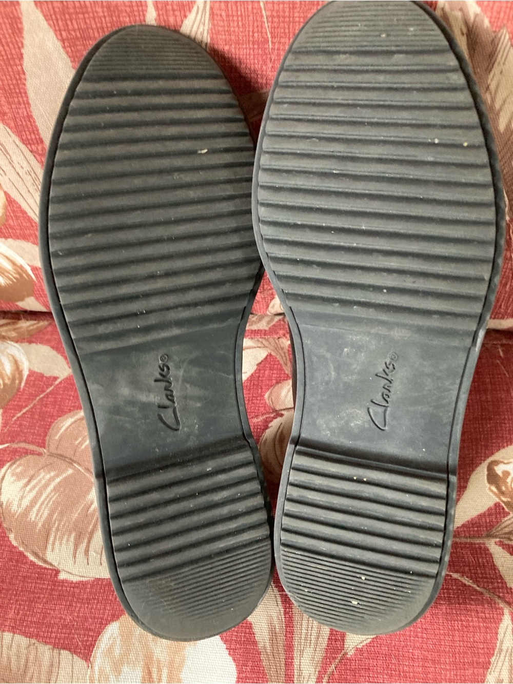 Clarks Size 7.5 Raisie Arlie black slip on leather loafers - Picture 9 of 12